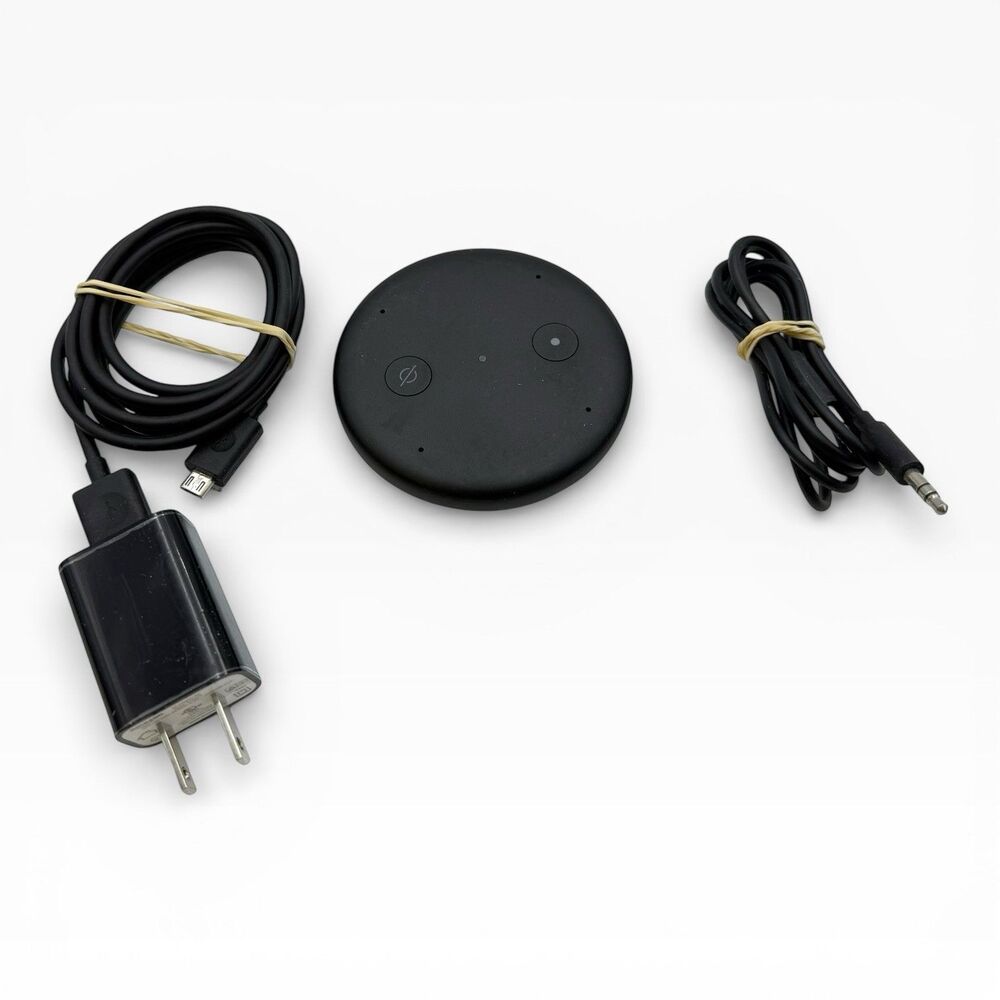 Amazon Echo Input C1125P Alexa Bluetooth with Power Supply and Audio Cable